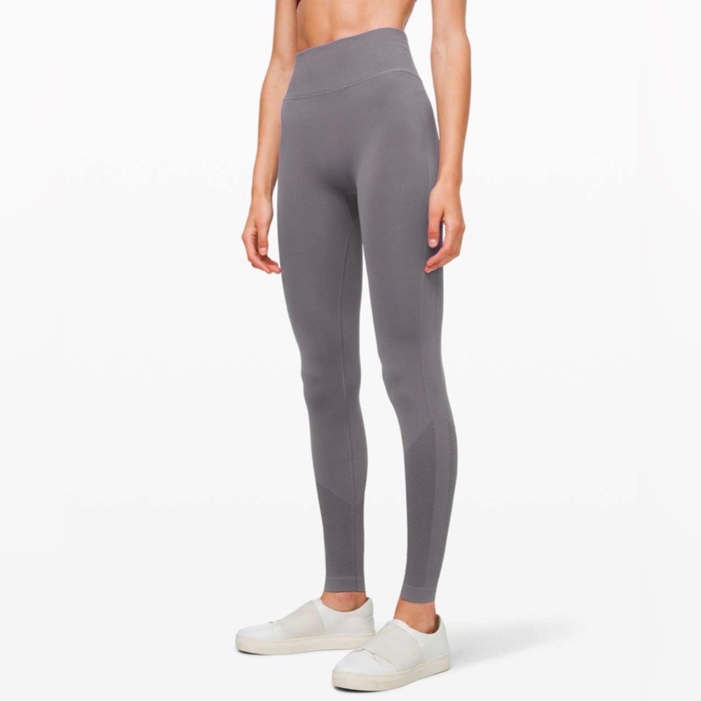 Lululemon Ebb to Street Tight Titanium High Rise Leggings | Size 4-6